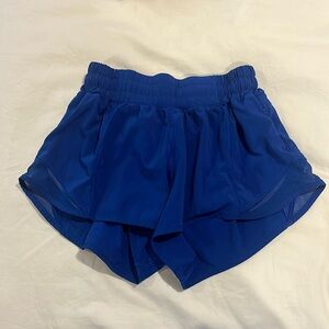 Blue lululemon shorts